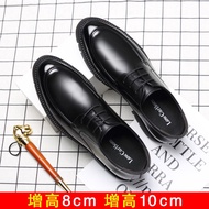 2020 dress shoes men's elevator shoes 8cm heavy-bottomed men's business suits wedding shoes within t