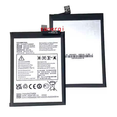 5000mAh Alcatel TLp048A7 battery For TCL 20SE TLp048A1 ALCATEL 3X 2020 5061 TCL T20 SE XE T671H 5087