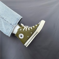 【ของแท้ 100% Converse Chuck Taylor All Star 70 hi รองเท้าผ้าใบหุ้มข้อ คอนเวิร์ส 1970s รองเท้าผ้าใบ canvas shoe 39 One