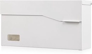 xydled Mailbox Wall Mount Door Mailboxes for Outside, Large Steel Hanging Metal Mailbox, Modern Post