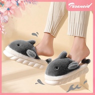 [paranoid.sg] Funny Shark Cotton Slippers Comfortable Home Slipper Cute Shark Home Plush Shoes