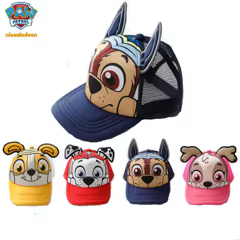 Original Paw Patrol Child Baseball Cap Hip Hop Baby Cartoon Dogs Kids Sun Hat Boys Girls Caps Snapba
