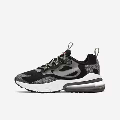 Nike genuine AIR MAX 270 REACT SE (GS) children's sports shoes CN8282-001