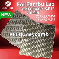 Household essentials P1s For Bambulab Build Plate X1c Accessories PEI Honeycomb Square Pei Sheet 25