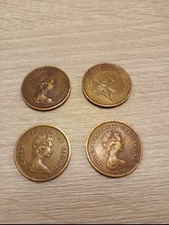 英女皇伍角硬幣(1977、1978、1979、1990）