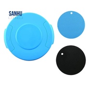Silicone Lid Inner Pot Cover,Inner Pot Lid with Insulation Pad,No Spills Interior Pot Lids Prevent Food Permeate Odors