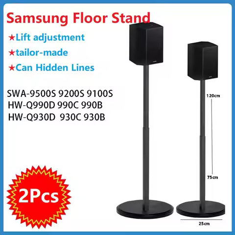 2Pcs Speaker Floor Stand Bracket For Samsung Q990D Q990F Q990C Q930F Q930D Q930C Q930B Lift Adjustme