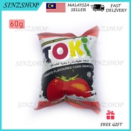 Toki Snack 60g Keropok Jagung Perisa Tomato Keropok Raya Halal
