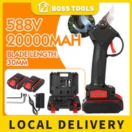 Electric Pruning Shears Cordless Tree Pruner Branch Cutter Gardening Scissors