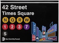 Artisan Owl New York City MTA Transit Subway Magnet - 42nd Street Times Square Souvenir Gift for Tra