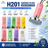 H201 Shower Filter Aromatherapy Water Purifier Chlorine Removal Multi Layer Filter Vitamin C Shower 