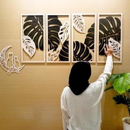 ADANSONII Monstera Lasercut Room Decoration - Size 1.2M x 0.6m