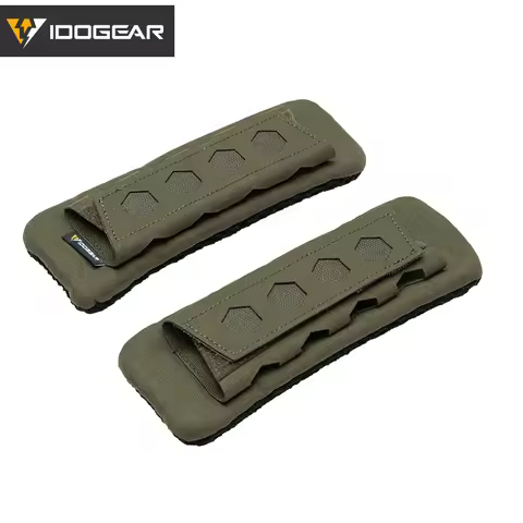 IDOGEAR Shoulder Strap Pad 2PCS 3D breathable Comfort Cushion Vest Accessories Soft Mesh Pads for Ba