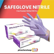 Best Selling!! NITRILE LILAC Gloves NITRILE Without Powder BOX 100pcs XS/S/M/L SBY1