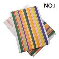 8x4 Nagpuri Special Cotton Veshti/Dhoti Thundu Set with Big Design Border for Men