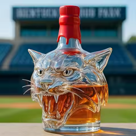 Whiskey Decanter Whiskey Wine Bottle Lion Heads Glass Wine Bottle Whiskey Bottle Whiskey Liquor Deca