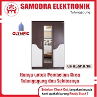 Olympic LP ALORA 3P Wardrobe – Modern Minimalist 3 Doors | Wardrobe | 3-Door Wardrobe | Latest Olymp