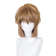 Anime Sherry Ai Haibara Shiho Miyano Wig Short Reddish Perm Party Hair Halloween Cosplay Props Acces