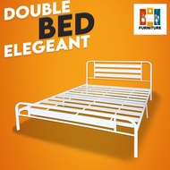 (READY STOCK) Katil Queen Bed Frame 100% Metal Katil Besi Murah Double Size Bedroom Furniture Perabot Bilik Tidur Kayu Wooden