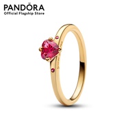 Pandora Heart 14k gold-plated ring