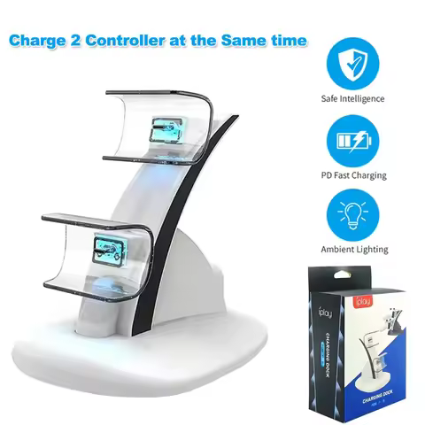 HBP-253 Dock Charger For PS5 Controller for PS5 Control Gamepad Type-C Charging Stand Station for Pl