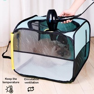 Kandang Lipat Hewan Peliharaan Kucing Anjing Pet Drying Box - Lake Blue