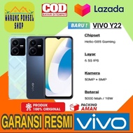 VIVO Y22 RAM 4/64GB HP Smartphone Android Original Garansi Resmi Handphone