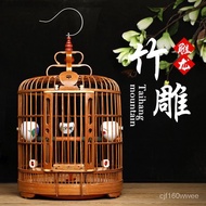 ZzBird Cage Thrush Cage Large Bird Cage Full Set of Accessories Shower Bath Cage Handmade Big Brother Bird Cage MPT5