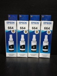 TINTA PRINTER EPSON 664 BLACK/HITAM  Support Tipe : L100, L110, L120, L200, L210, L220, L350, L360, 