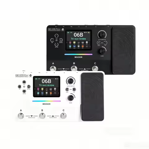 Mooer GE100 Pro/GE100 Pro Li Intelligent Multi Effects Pedal AI Tone Amp Modeling IR NAM Bluetooth L