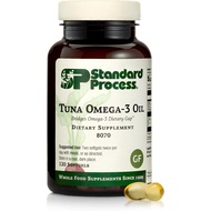Standard Process Tuna Omega-3 Oil - Brain & Eye Health Support Supplement - Essential Fatty Acid Sup