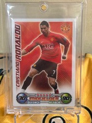 Match Attax C朗拿度 Cristiano Ronaldo 曼聯 Match Attax Base Card