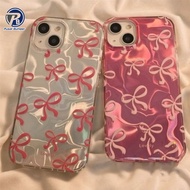 Ss999 Gradiant Laser Watery Lovely Pink Bow Case For Xiaomi Redmi A5 A1 A2 A3 5a 6a 8 8a Pro 9a 9c 1