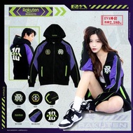 中職 樂天桃猿 Rakuten Monkeys X EVA 新世紀福音戰士 連帽外套 L 新世紀福音戰士 EVANGELION