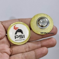 Pin partai PSI logo baru - lencana partai Psi baru