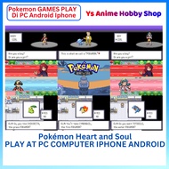 【 Pokémon GBA Play DI PC phone 】Pokémon Game Pokémon Heart and Soul Totodile Chikorita Game PC GAME