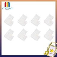 MYRONGMY 8pcs LED Strip Light Connector, Transparent COB COB Connector, Durable Solderless LED Conne