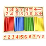 ID HAPPYTOYS.888 INTELLIGENCE STICK COUNTING TOY ABACUS NUMBER TOY WOODEN TOYS WOODEN TOYS