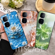Plastic case for Vivo IQ00 NEO 10 5G printed with Lotus, Four Leaf Clover, High Quality, Luxurious