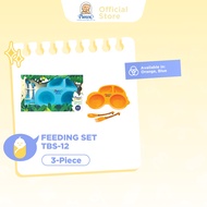 Pureen Feeding Set - 3 Pcs (Plate, Fork, Spoon) TBS-12