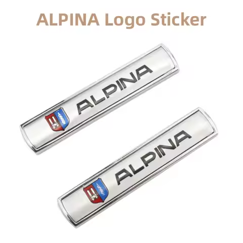 ALPINA letter logo car sticker for Alpina sports side standard rear trunk modification accessories u