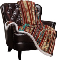 Bohemian Art Geometric Graphics Blanket for Beds Sofa Fleece Throw Blanket Winter Bedclothes Bedspread Cashmere Blanket