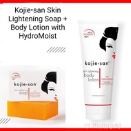 Kojie•san Skin Lightening Soap 135 gr+ Body Lotion with HydroMoist 100grams