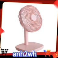 【A-NH】USB Desktop Table Fan 4 Modes Wind Speed Cooling Oscillating Fan