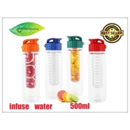 Tritan Infusion Water Bottle BPA Free 500ml