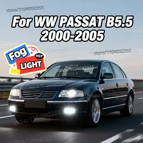 2pcs H3 LED Fog Light Accessories For VW PASSAT B5.5 2000 2001 2002 2003 2004 2005