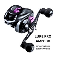 FISHING REEL Bc 7:2:1 Fishing Reel 12BB Max Drag 10kg Casting Baitcasting LUNE PRO AM2000