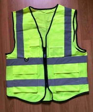 D-Box，Reflective Vest  เสื้อจราจร  เสื้อกั๊กจราจร  เสื้อกั๊กสะท้อนแสงความปลอดภัยเสื้อกั๊กสะท้อนแสงเห็นได้ชัด Traffic Construction safety vest