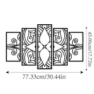 Crafts 5pcs/Set Mandala Wall Decor Laser Cutting Metal Wall Art Metal  Sign Metal Wall Hanging Manda