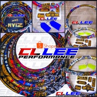 ALLOY RIM ZIAN THAILAND 100% ORIGINAL  1.40X17 SEPASANG 1SET =  2BIJI BLACK BLUE PURPLE SILVER GREEN